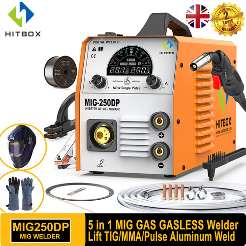 Hitbox gas gasless mig welder - gas/gasless,