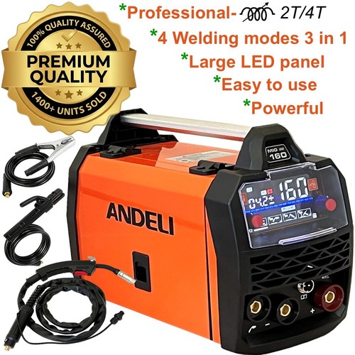 Andeli mig welder 160a flux - mig,
