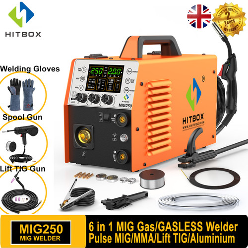 250amp 6in1 pulse mig welder - 6in1,