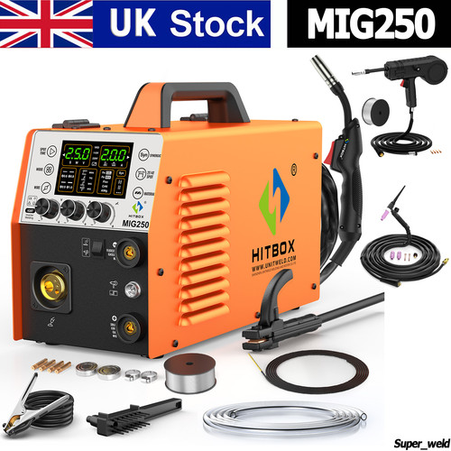 250amp 6in1 gas gasless mig - 250amp, gas/gasless