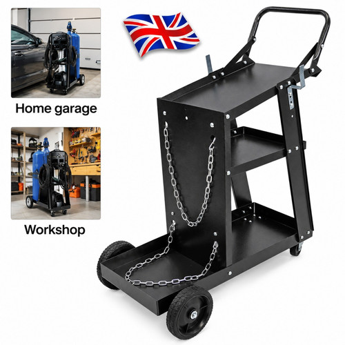 Tier trolley welding cart - 3-tier,